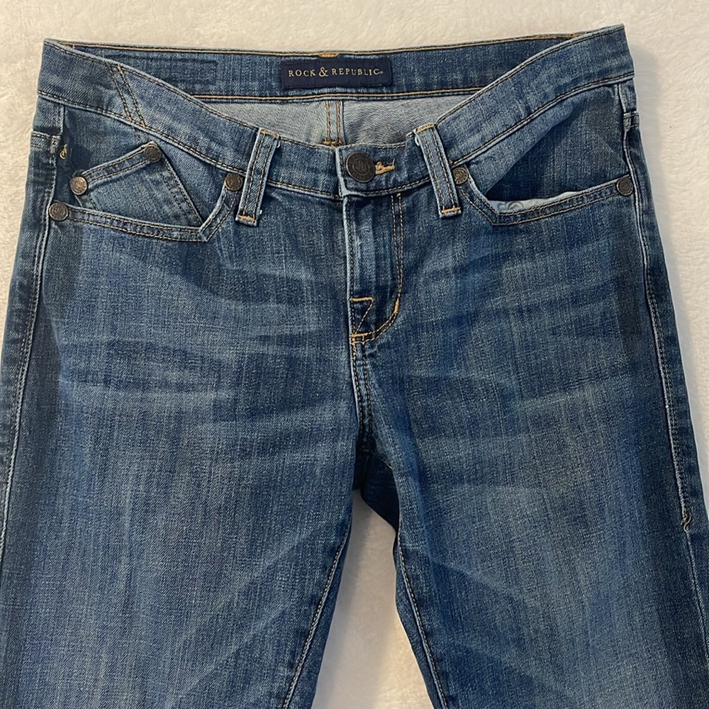 Rock & Republic Berlin Skinny Jeans Sz 6 - Picture 5 of 11